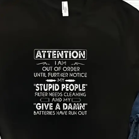 "Out of order until further notice" Tshirt. Any color/size unisex USA - Picture 7 of 7